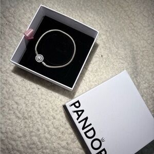 Pandora Silver Bracelet with Charm